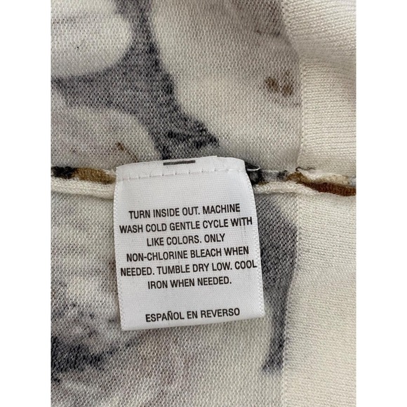 Women Floral Pearl Embellished Cardigan Sweater Button Front Black Gold Gray XL - Picture 7 of 9